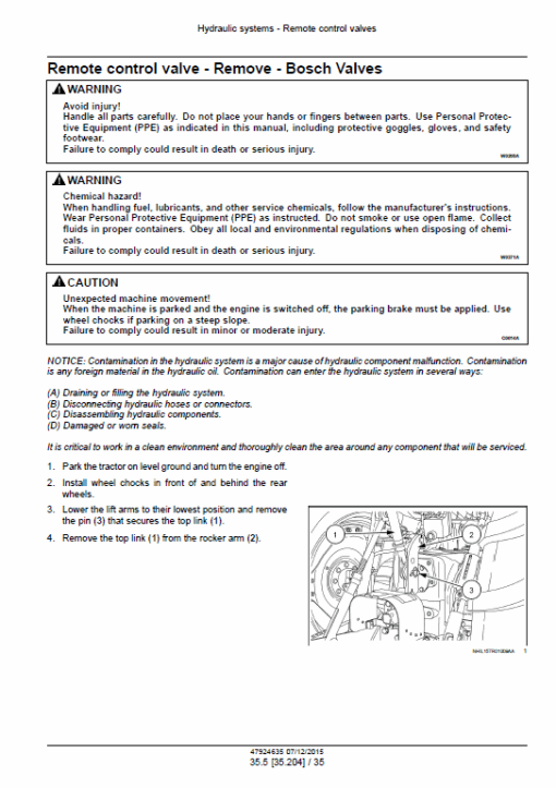 New Holland TS6.110 HC, TS6.120 HC Tractor Service Manual - Image 5