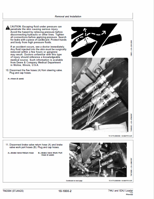 John Deere 744J, 824J 4WD Loader Repair Technical Manual - Image 5