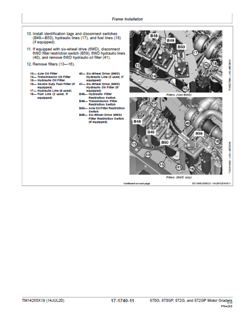 John Deere 870G, 870GP, 872G, 872GP Grader Technical Manual (S.N 680878 & C003007 - ) - Image 5