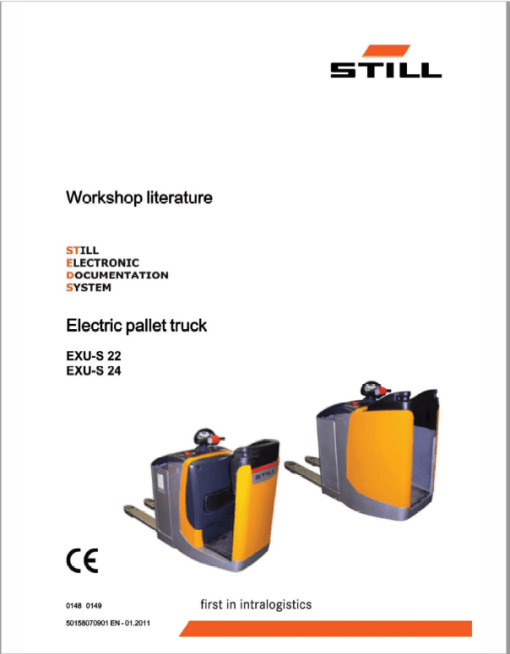 Still EXU-H, EXU-S, EXU-SF, EXU 16-20 Pallet Truck Workshop Repair Manual - Image 6