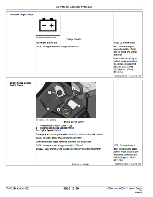 John Deere 550K, 650K Crawler Dozer Technical Manual (SN. from E216396-E275533) - Image 5