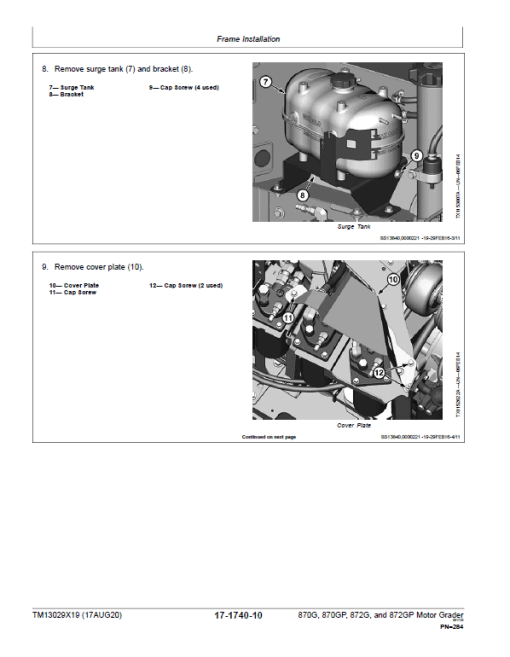 John Deere 870G, 870GP, 872G, 872GP Grader Technical Manual (S.N F656526 -F678817) - Image 5