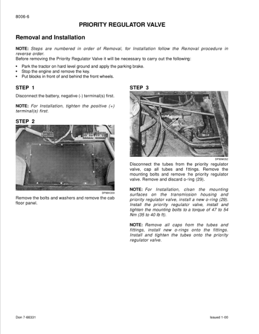 Case MX100, MX110, MX120, MX135 Tractor Service Manual - Image 5