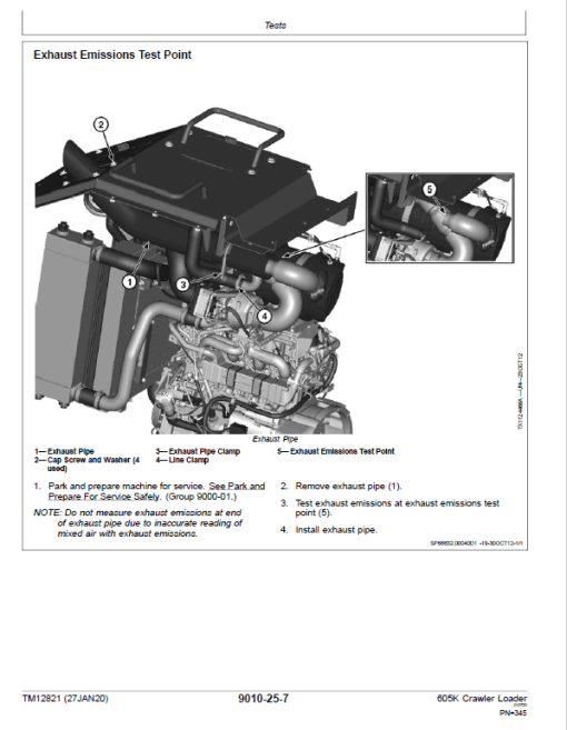 John Deere 605K Crawler Loader Technical Manual (SN. from E237629) - Image 5