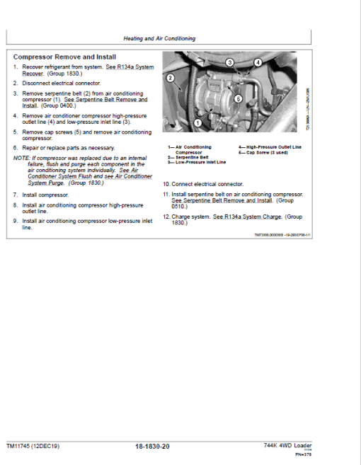 John Deere 744K 4WD Engine T3, S2 Technical Manual (S.N 632968 - 664100) - Image 5