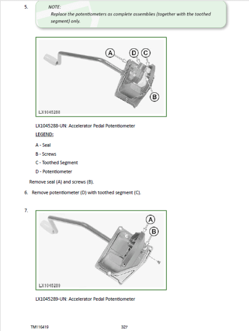 John Deere 5100M, 5100MH, 5100ML, 5115M, 5115ML (IT4) Tractors Repair Manual - Image 5