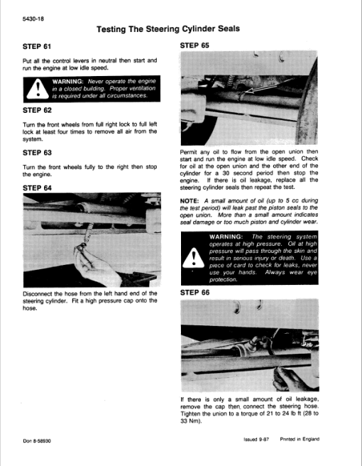 Case 380B Tractor Service Manual - Image 5