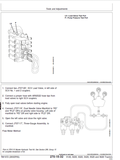 John Deere 9120, 9220, 9320 Tractors Repair Technical Manual - Image 5