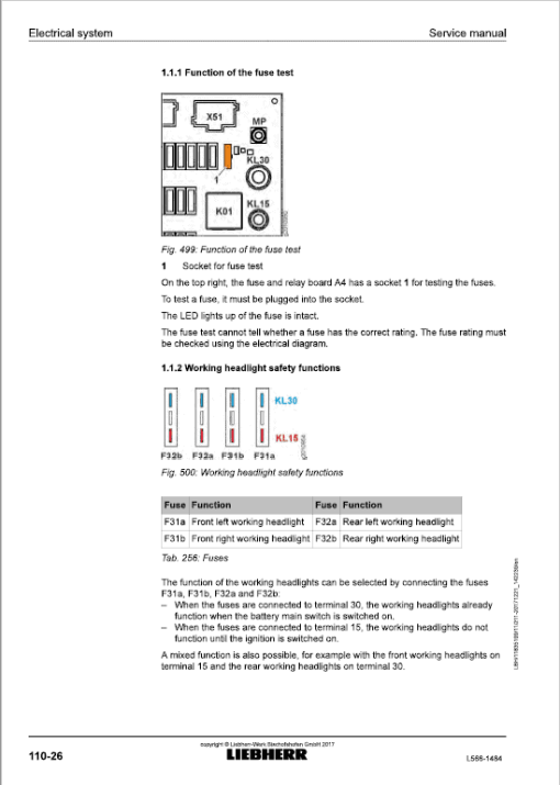 Liebherr L566 Type 1484 Wheel Loader Service Manual - Image 5