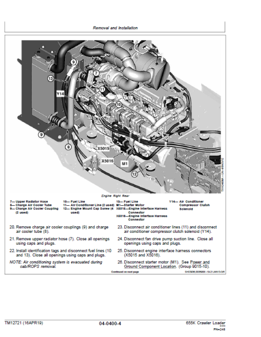 John Deere 655K Crawler Loader Technical Manual (SN. from E233169-E339206) - Image 5