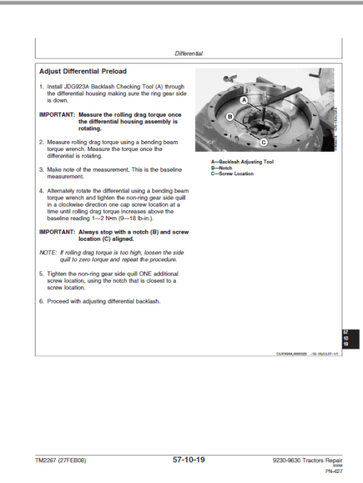 John Deere 9230, 9330, 9430, 9530, 9630 Tractors Repair Technical Manual - Image 5