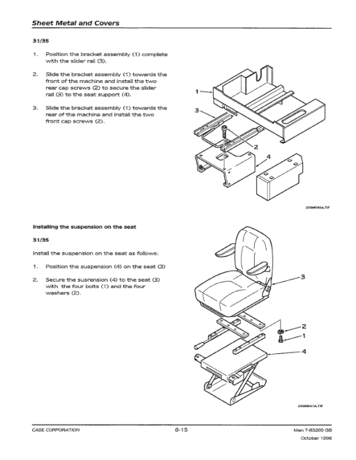 Case 21, 31, 35 Mini-Excavator Service Manual - Image 5