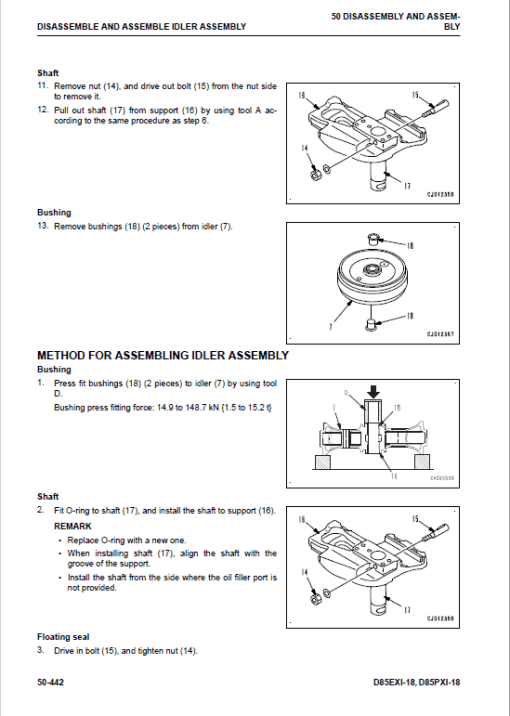 Komatsu D85EXi-18, D85PXi-18 Dozer Service Manual - Image 5