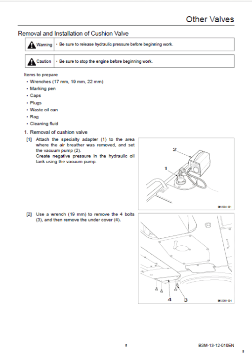 Sumitomo SH300-5 Hydraulic Excavator Repair Service Manual - Image 3