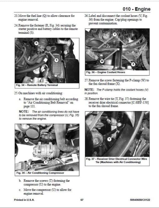 Gehl AL 550 Articulated Loader Repair Service Manual - Image 5