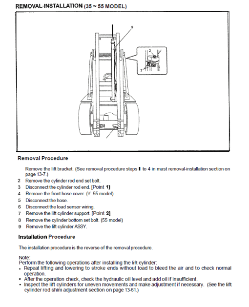 Toyota 7FBCU30, 7FBCU32, 7FBCU35, 7FBCU45, 7FBCU55 Forklift Repair Manual - Image 5