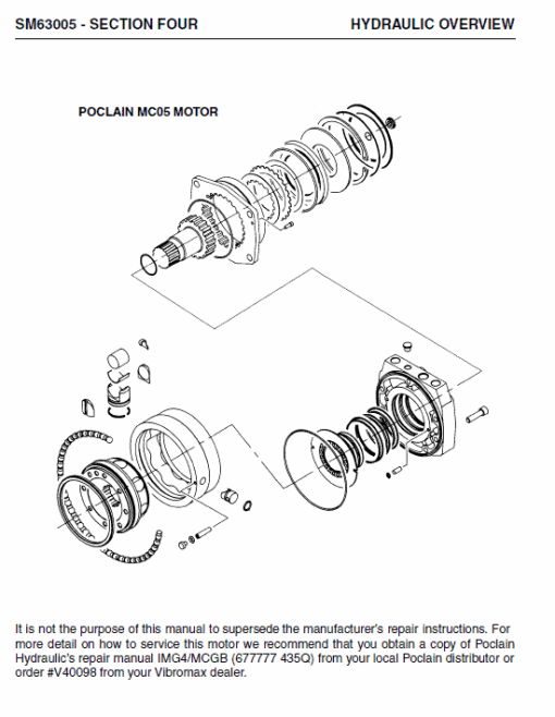 JCB Vibromax 355, 365, 455, 465 Tandum Roller Service Manual - Image 4