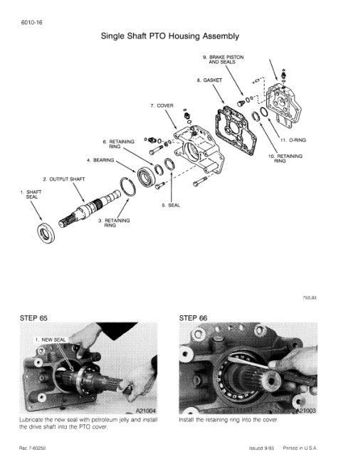 Case 7110, 7120, 7130, 7140, 7150 Tractor Service Manual - Image 5