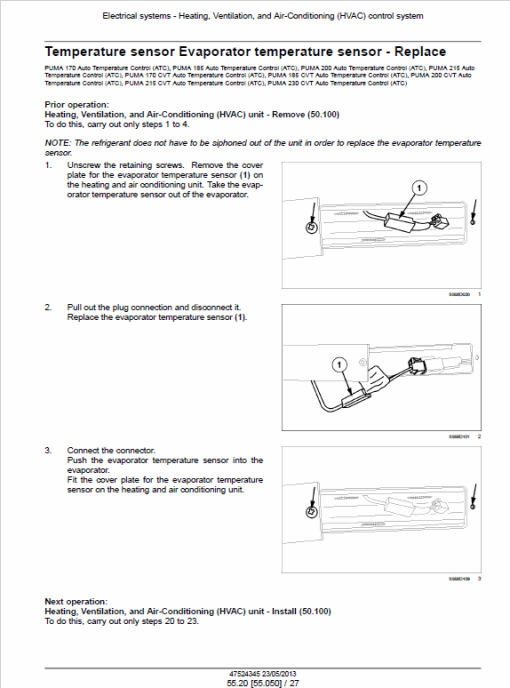 Case Puma 170, 185, 200, 215, 230 CVT Tractor Service Manual - Image 5