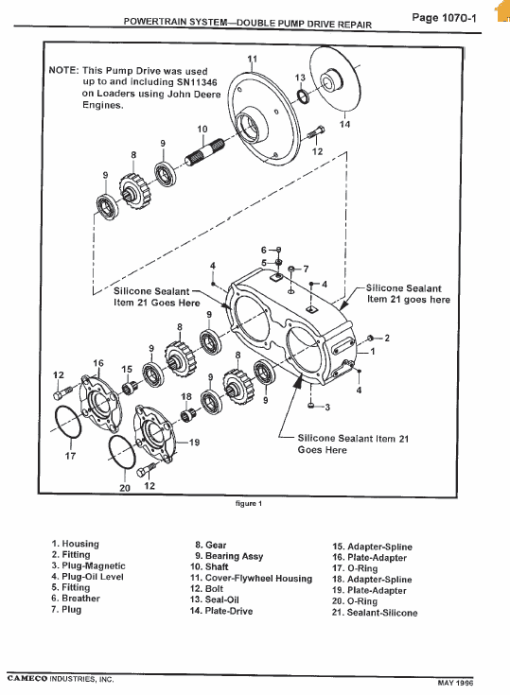 Cameco SP1800B Loader Repair Service Manual - Image 5