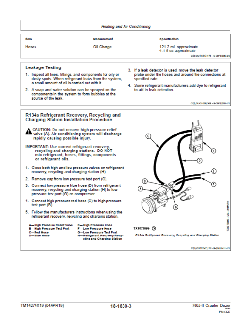 John Deere 700J-II Crawler Dozer Technical Manual (SN. from D000001 - D306725) - Image 5