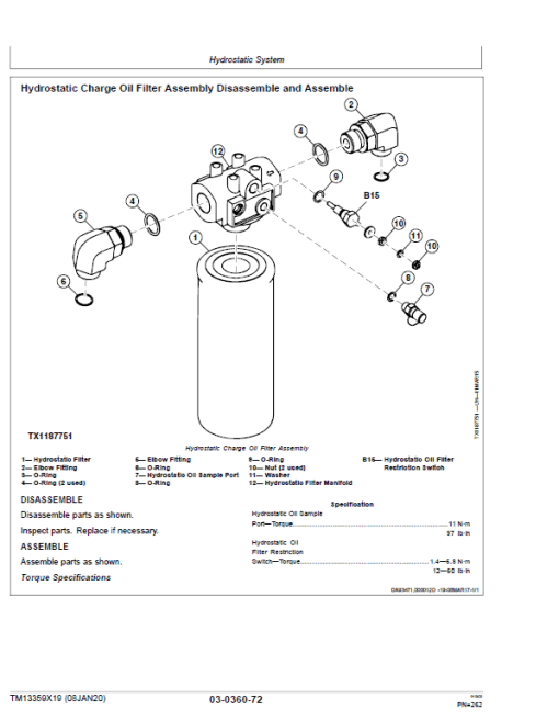 John Deere 700K Crawler Dozer Technical Manual (SN. from F275598) - Image 5