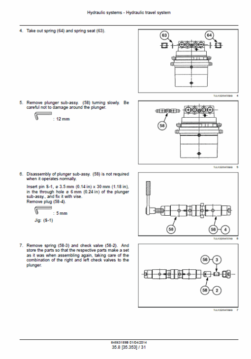 New Holland E26B SR, E29B SR Mini Excavator Service Manual - Image 5