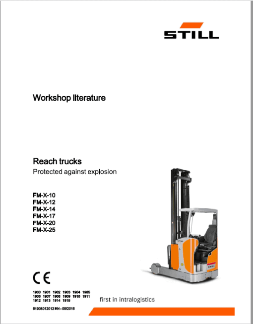 Still FM-X-10 - FM-X-25 all Model Reach Truck Workshop Repair Manual - Image 5