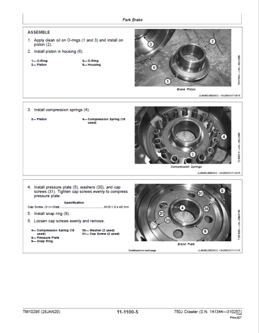 John Deere 750J Crawler Dozer Technical Manual (SN. from D141344-D219962) - Image 4