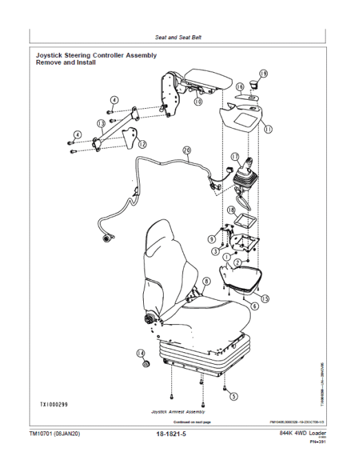 John Deere 844K 4WD Loader Technical Manual (S.N before - 642007) - Image 5