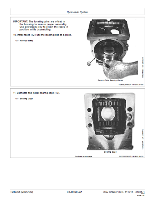 John Deere 750J Crawler Dozer Technical Manual (SN. from D219963-D310257) - Image 4