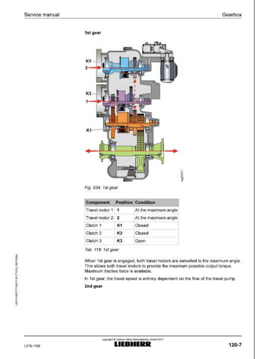 Liebherr L576 Type 1169 Wheel Loader Service Manual - Image 5