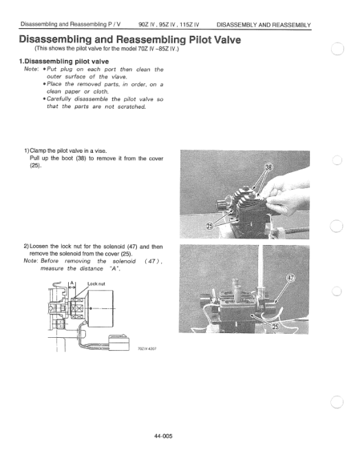 Kawasaki 95ZIV Wheel Loader Repair Service Manual - Image 5