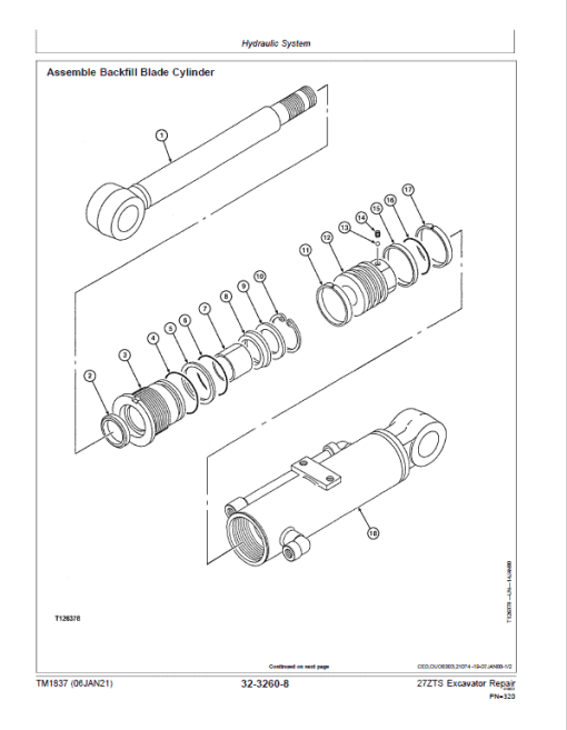 John Deere 27ZTS Excavator Repair Technical Manual - Image 5