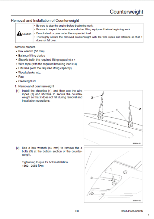 Sumitomo SH350LC-5, SH350HD-5, SH370LHD-5 Hydraulic Excavator Repair Service Manual - Image 3