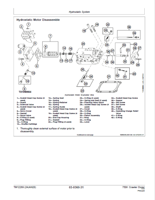 John Deere 750K Crawler Dozer Technical Manual (SN. from E216966 - E270478) - Image 5