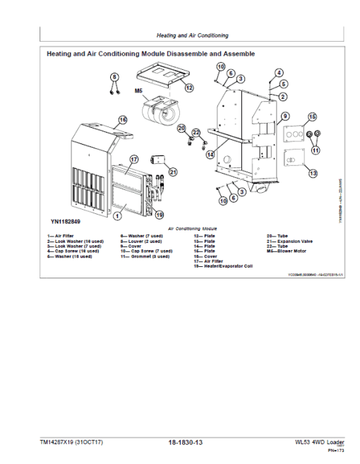 John Deere WL53 4WD Loader Repair Technical Manual (S.N after D100080 - ) - Image 5