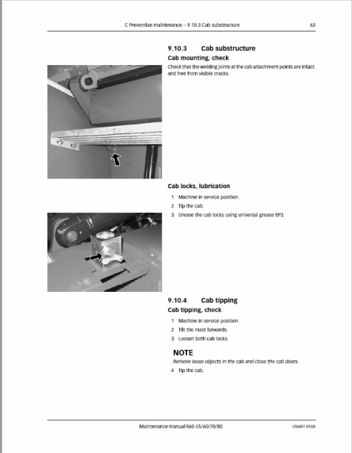 Still Electric Fork Truck R60-55, R60-60, R60-70, R60-80 Workshop Repair Manual - Image 5