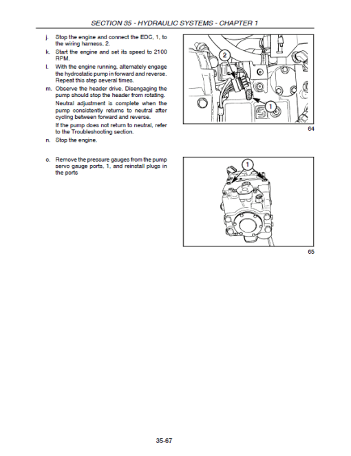 New Holland HW300, HW320 Speedrower Windrowers Service Manual - Image 5