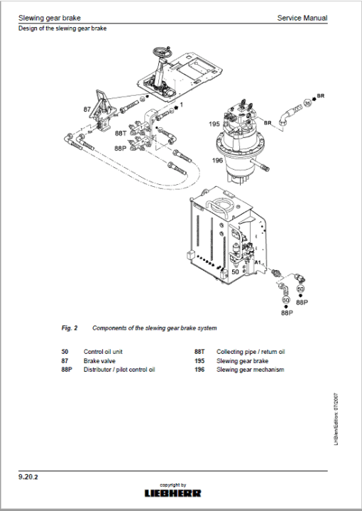 Liebherr A309, A311, A312, A314, A316, R313, R317 Litronic Excavator Manual - Image 5