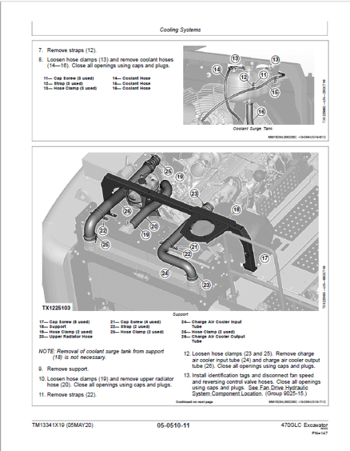 John Deere 470GLC Excavator Repair Technical Manual (S.N after F235001 - ) - Image 5