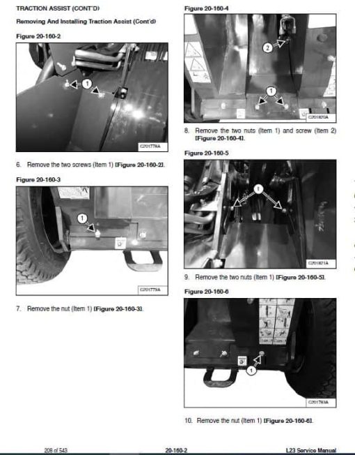 Bobcat L23 Small Articulated Loader Service Repair Manual - Image 5