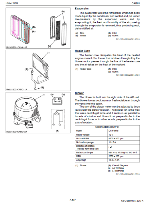 Kubota U35-4 Excavator Workshop Service Manual - Image 5