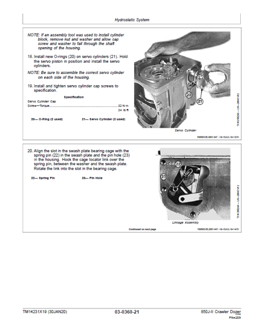 John Deere 850J-II Crawler Dozer Technical Manual (SN. from D306725 - D323043) - Image 5