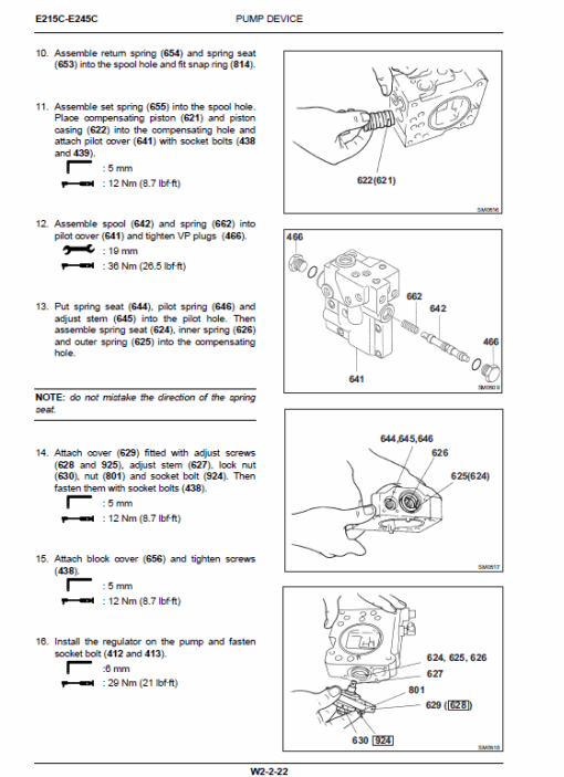 New Holland E215C, E245C Tier 4 Excavator Service Manual - Image 5