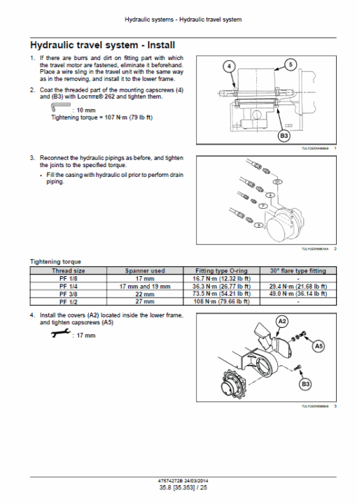 Case CX35B, CX39B Series 2 Mini Excavator Service Manual - Image 5