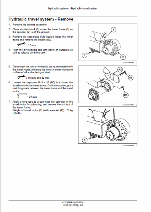 Case CX45B, CX50B, CX55B Series 2 Mini Excavator Service Manual - Image 5