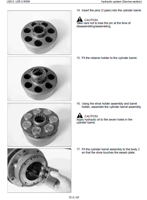 Kubota U20-3, U25-3 Excavator Workshop Manual - Image 5