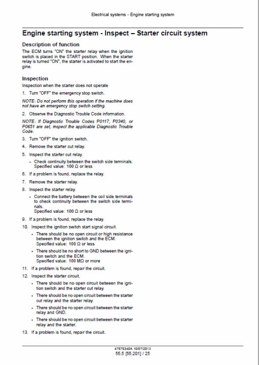 Case CX80C Midi Excavator Service Manual - Image 5