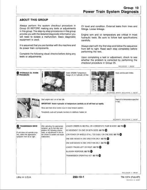 John Deere 675, 675B Skid-Steer Loader Technical Manual (TM1374) - Image 3